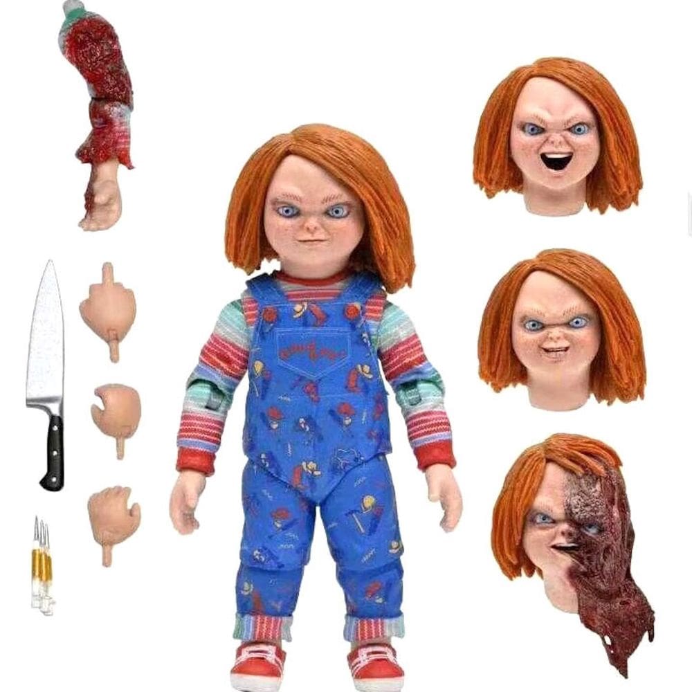 Boneco de anime, modelo colecionável, Chucky Child`s Play