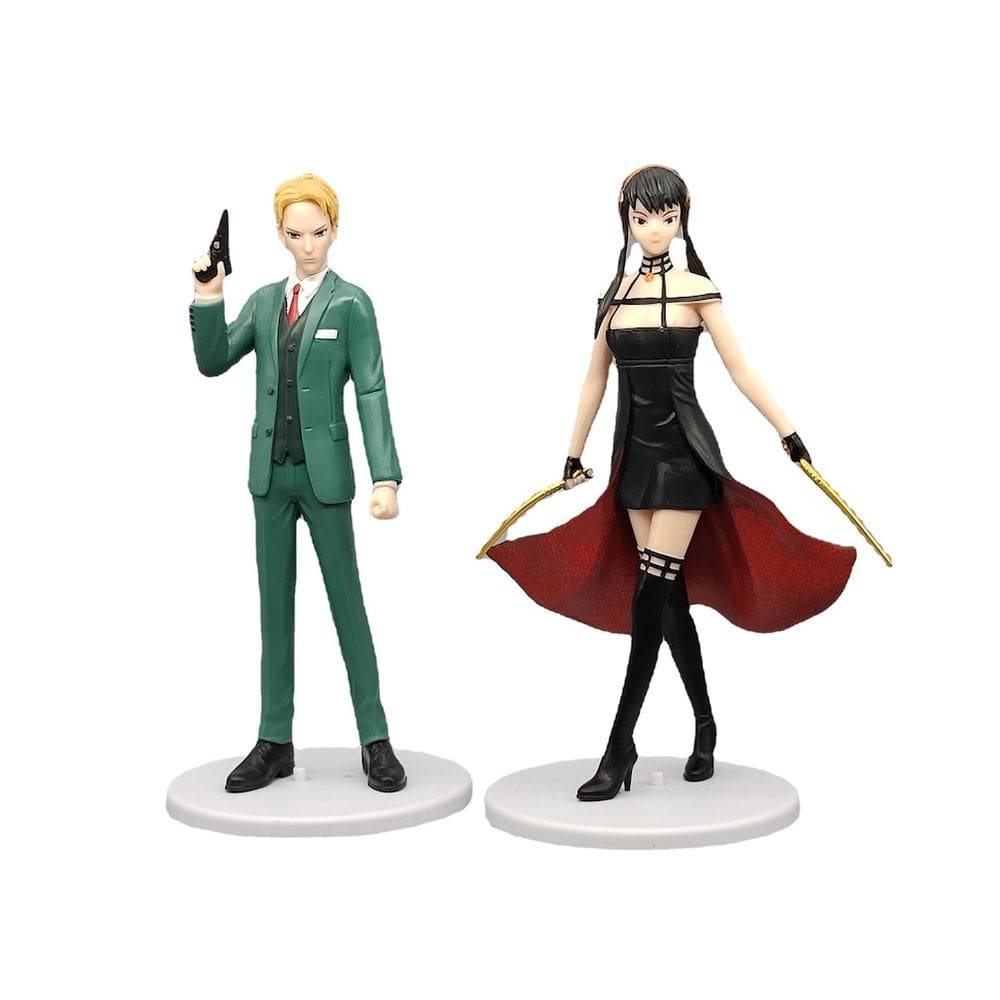 Modelo da coleção Figure Toy, 2 peças, Spys Familys Anime