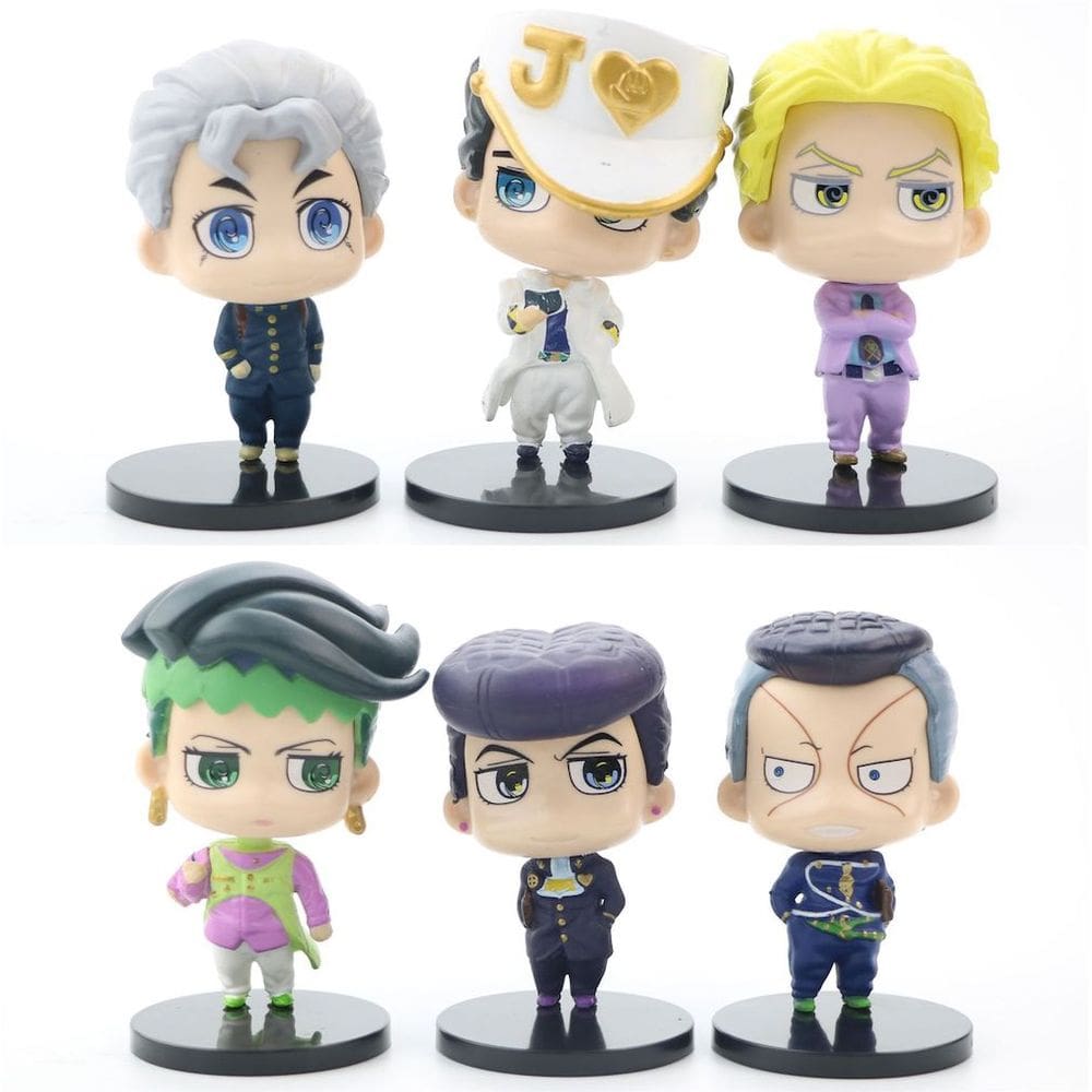 Brinquedo de bonecos de anime Collect Jojo`s Bizarre Adventure, 6 unidades
