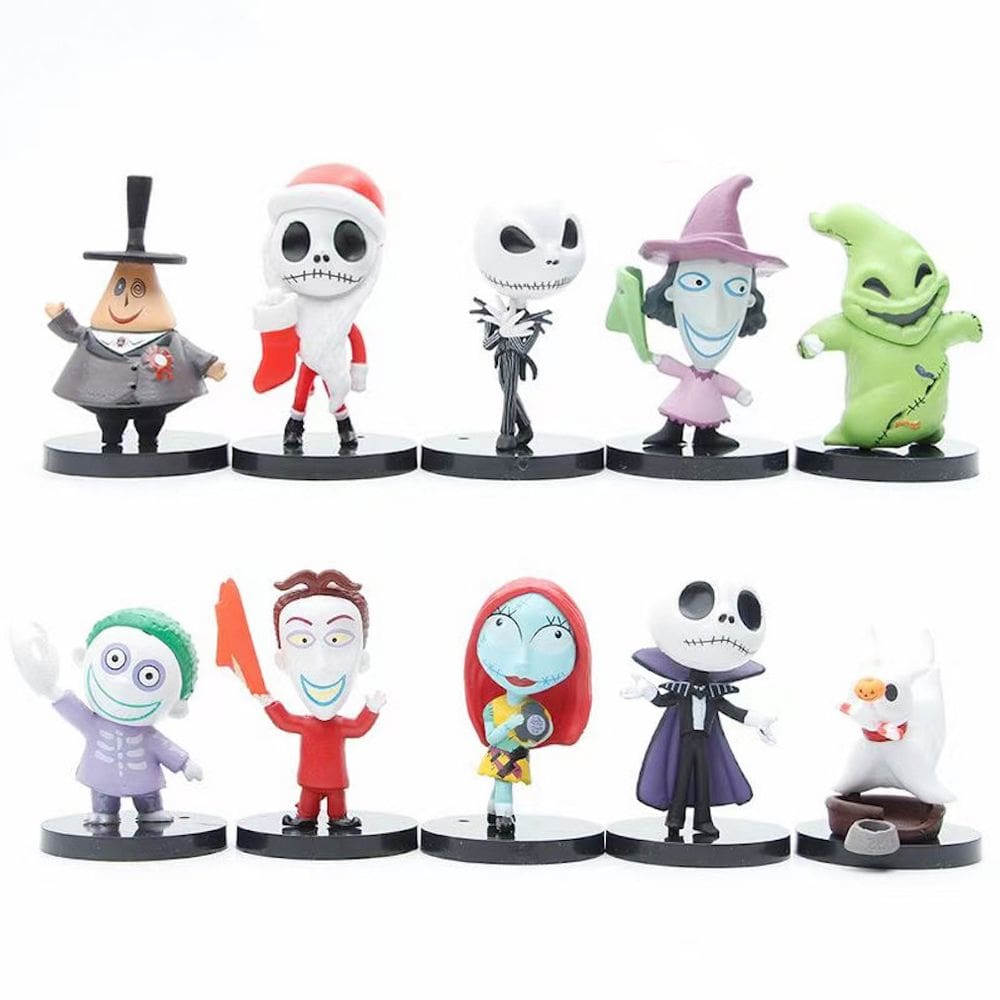Figura Toy Nightmare Before Christmas Jack Skellington x10