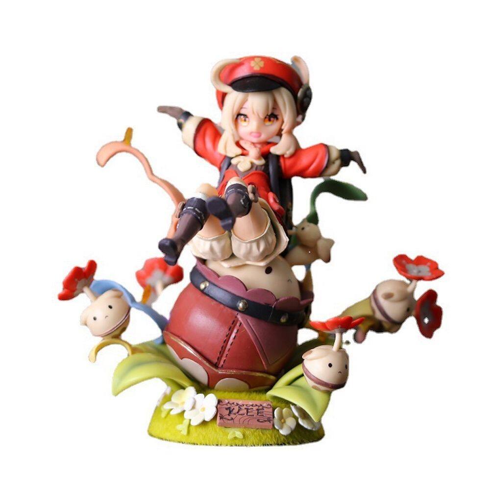 Figura de anime Toy Genshins Impacts Klee, PVC, 19 cm, colecionável