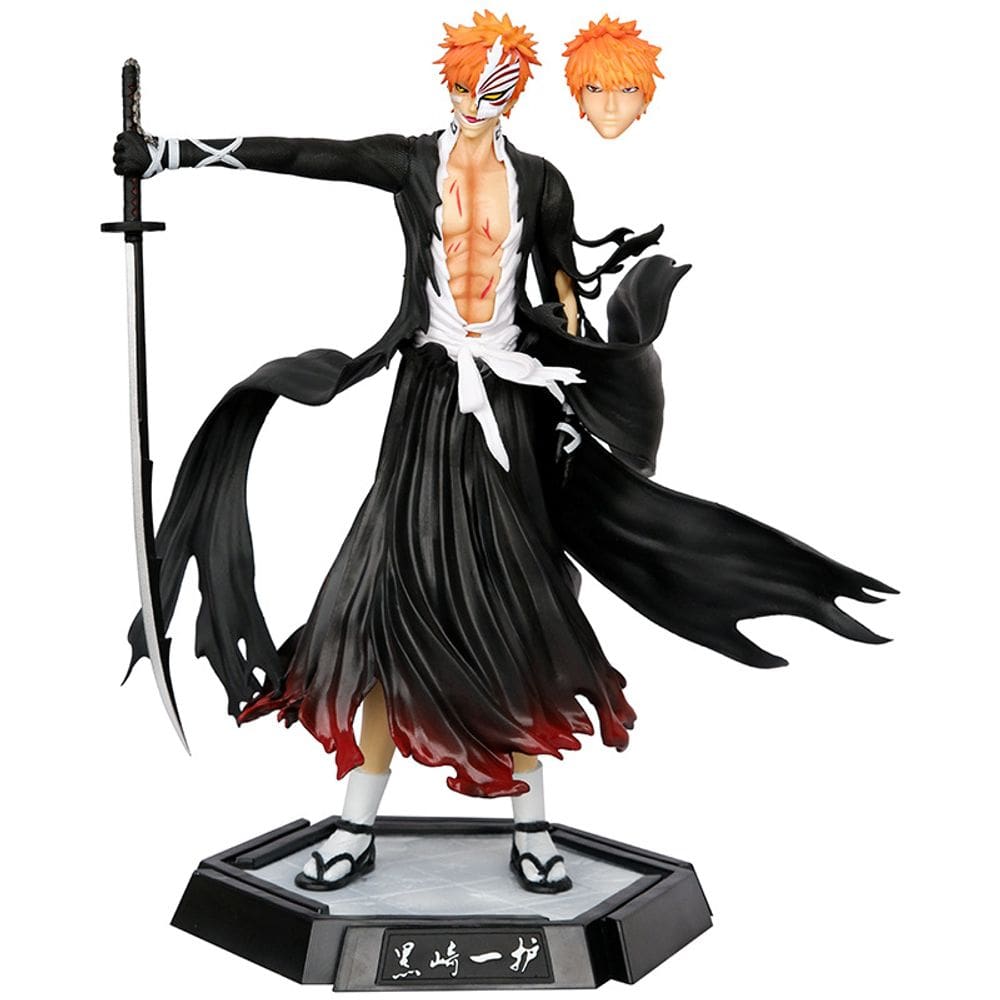 Boneco de anime, modelo colecionável, Bleach Kurosaki Ichigo