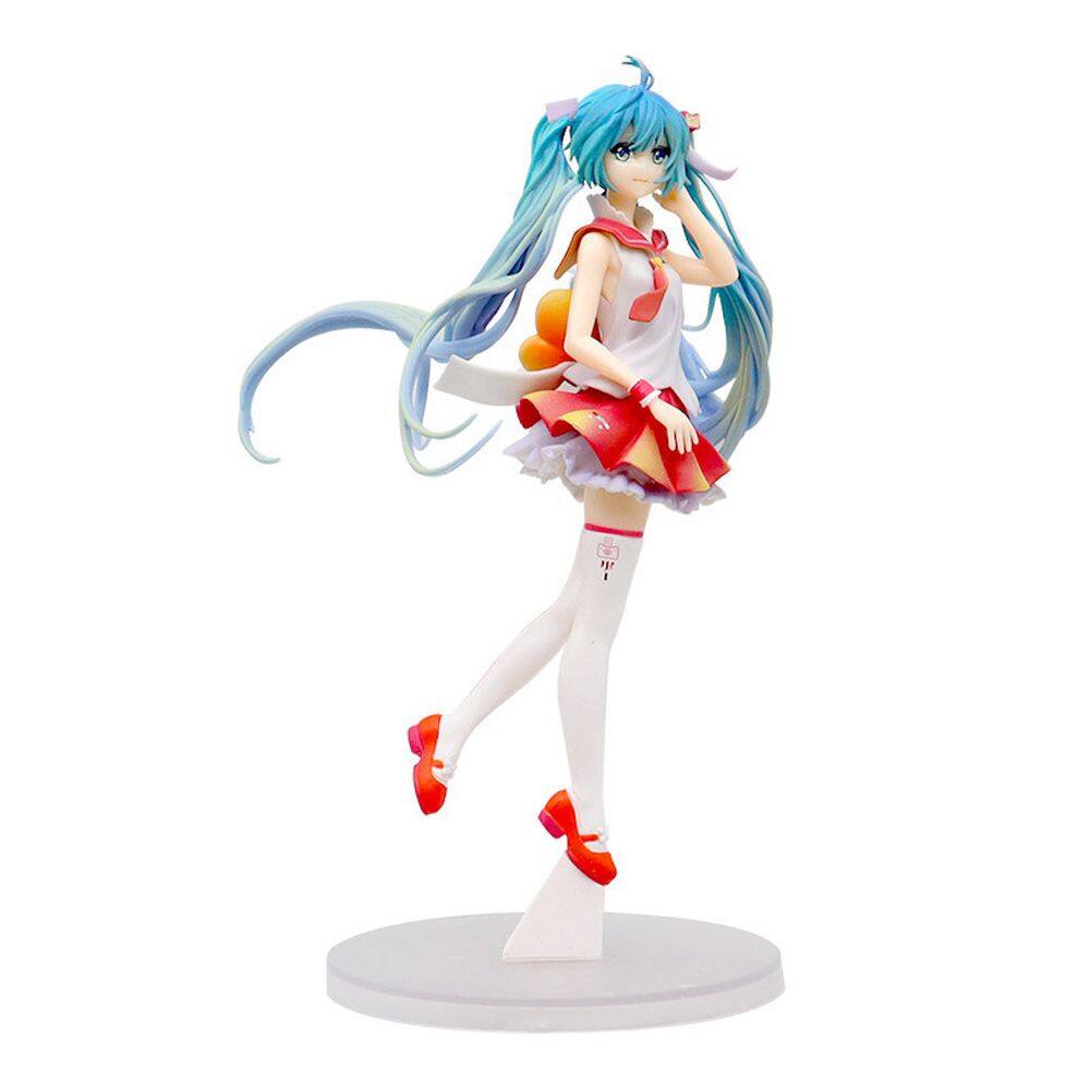 Figura de anime Toy Hatsune Miku, coleção, modelo 14x25cm
