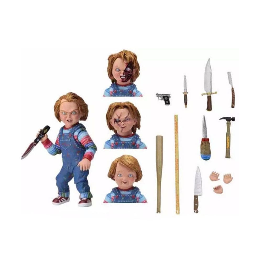 Boneco de anime, modelo colecionável, Chucky Child`s Play
