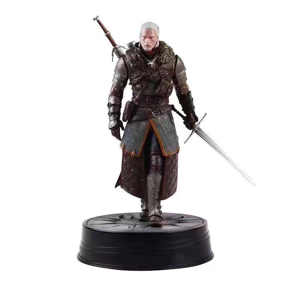 Coleção de brinquedos de figuras de anime Witchers Hunter Geralt 24cm