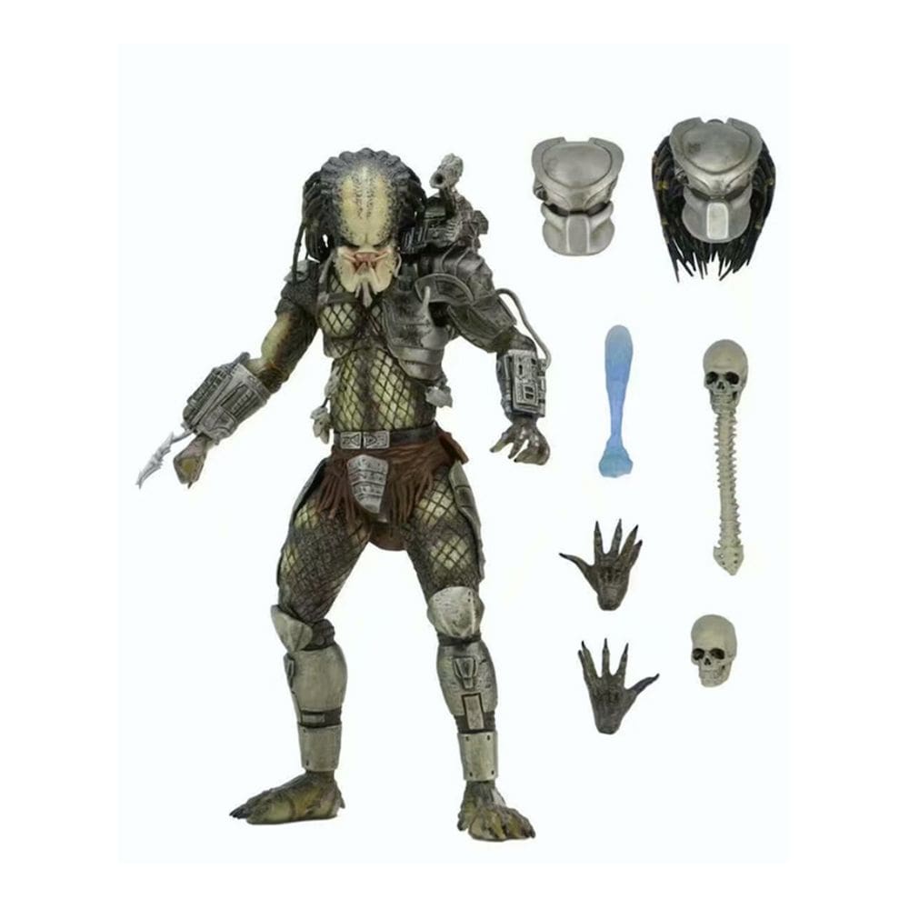 Coleção de brinquedos de figuras de anime Predator Jungle Hunter 18cm