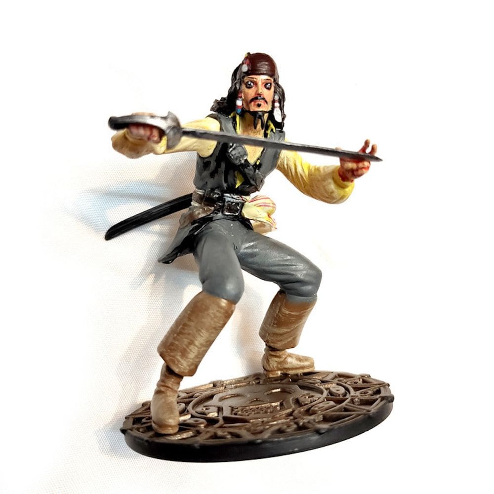Figura de anime Toy Caribbean Captain Jack 8 cm em PVC