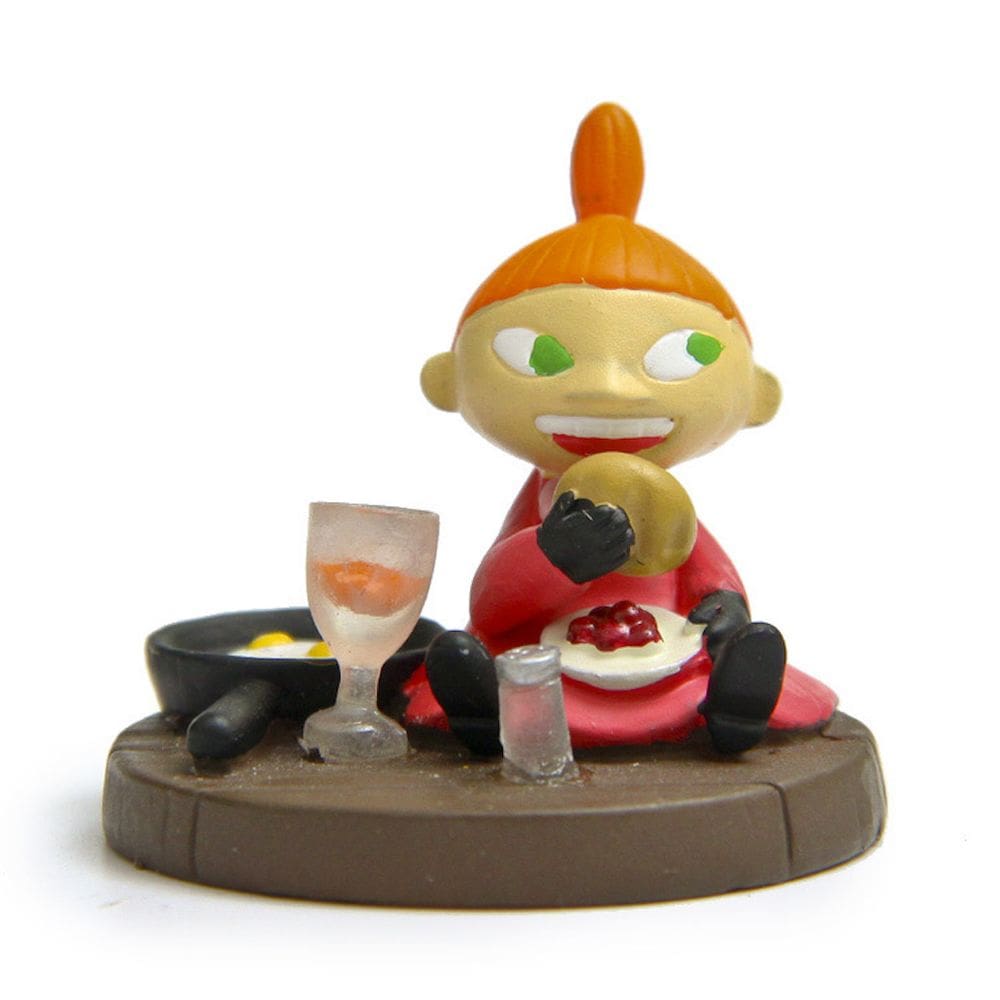 Coleção de brinquedos de figuras de anime Moomines Red Gourmet