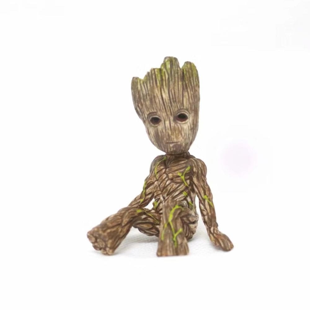 Porta-canetas Flowerpot Baby Groot Tree Anime Figure Toy 6 cm