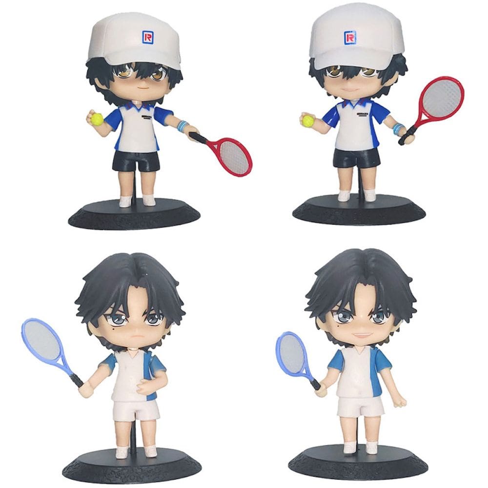 Coleção de brinquedos de figuras de anime Prince Of Tennis 10 cm, 4 unidades