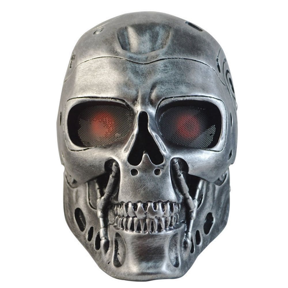 Resina de máscara robótica Halloween Cosplay Terminator T800 660g