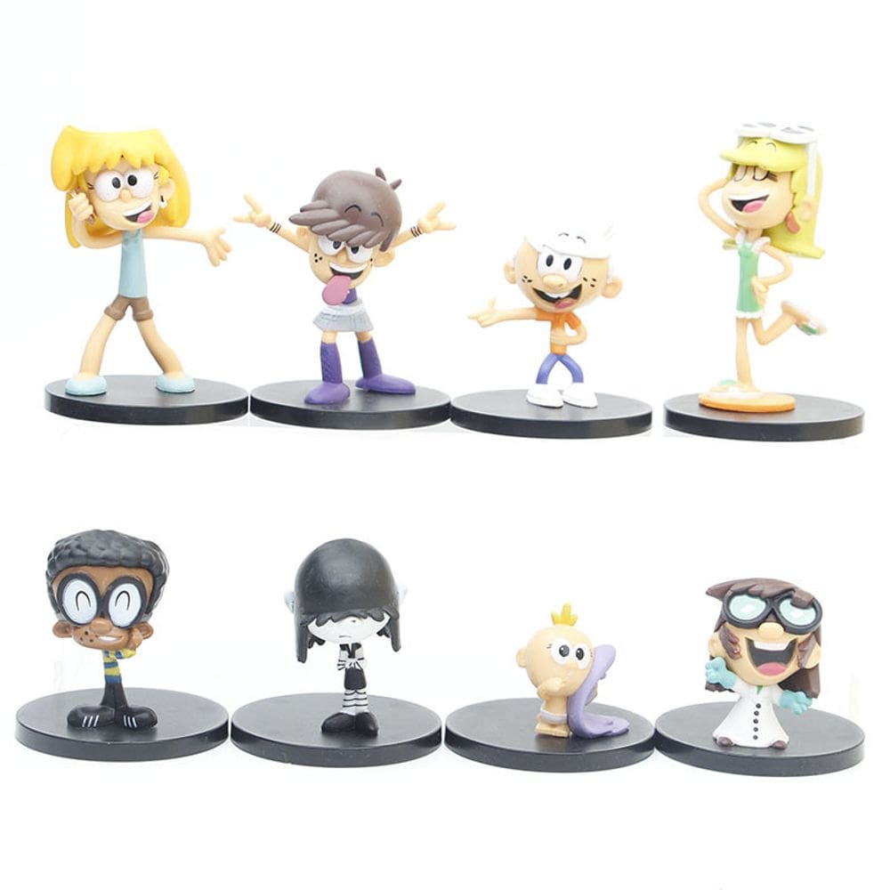 Figura Toy, modelo colecionável, Star Wars, 8 unidades/Lot Louds Houses