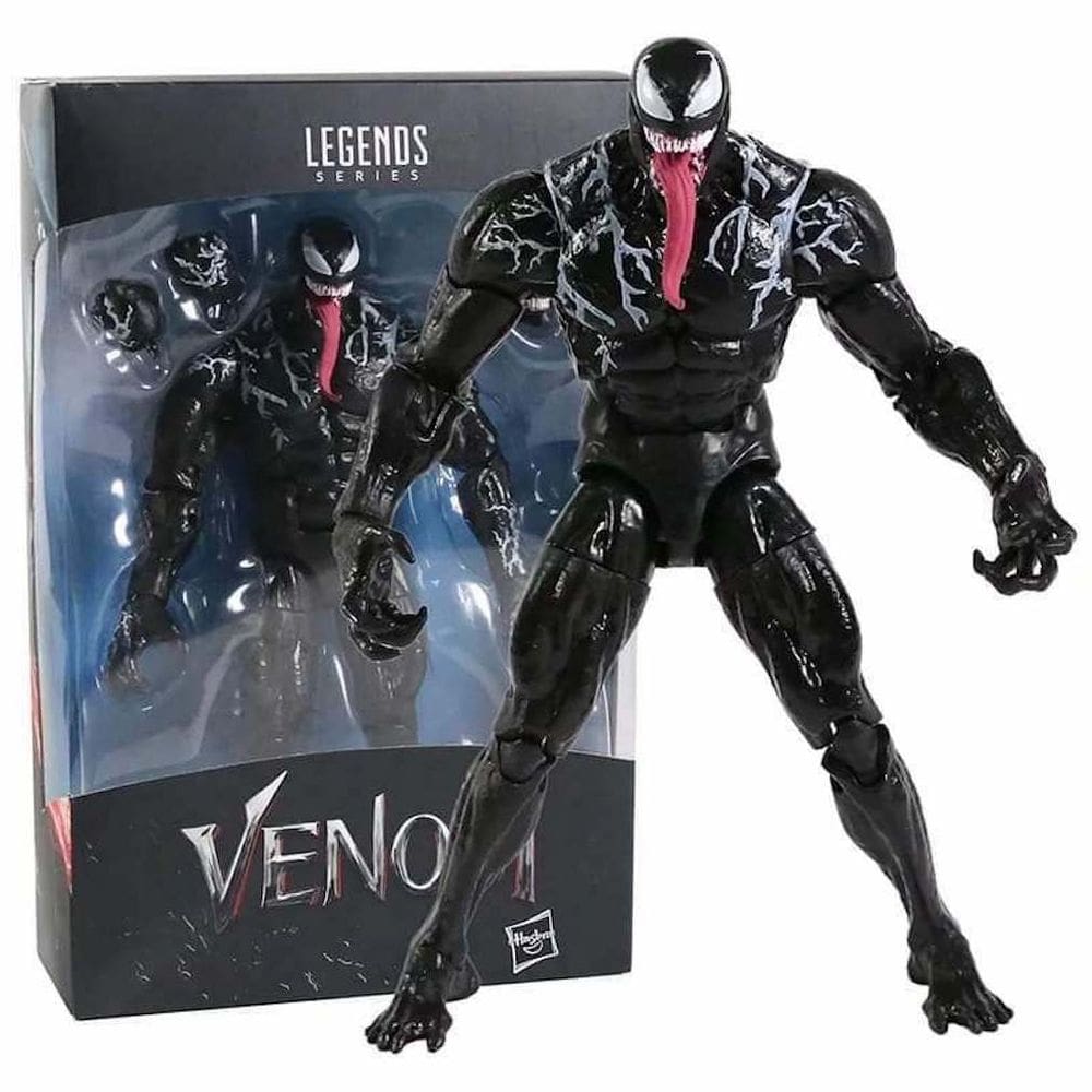 Coleção de brinquedos de figuras de anime Venom modelo 20 cm em PVC
