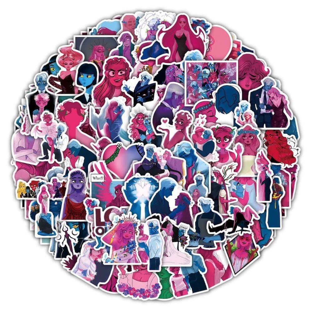 Pacote de adesivos Olympus Legends Anime 100 unidades de 5 a 8 cm