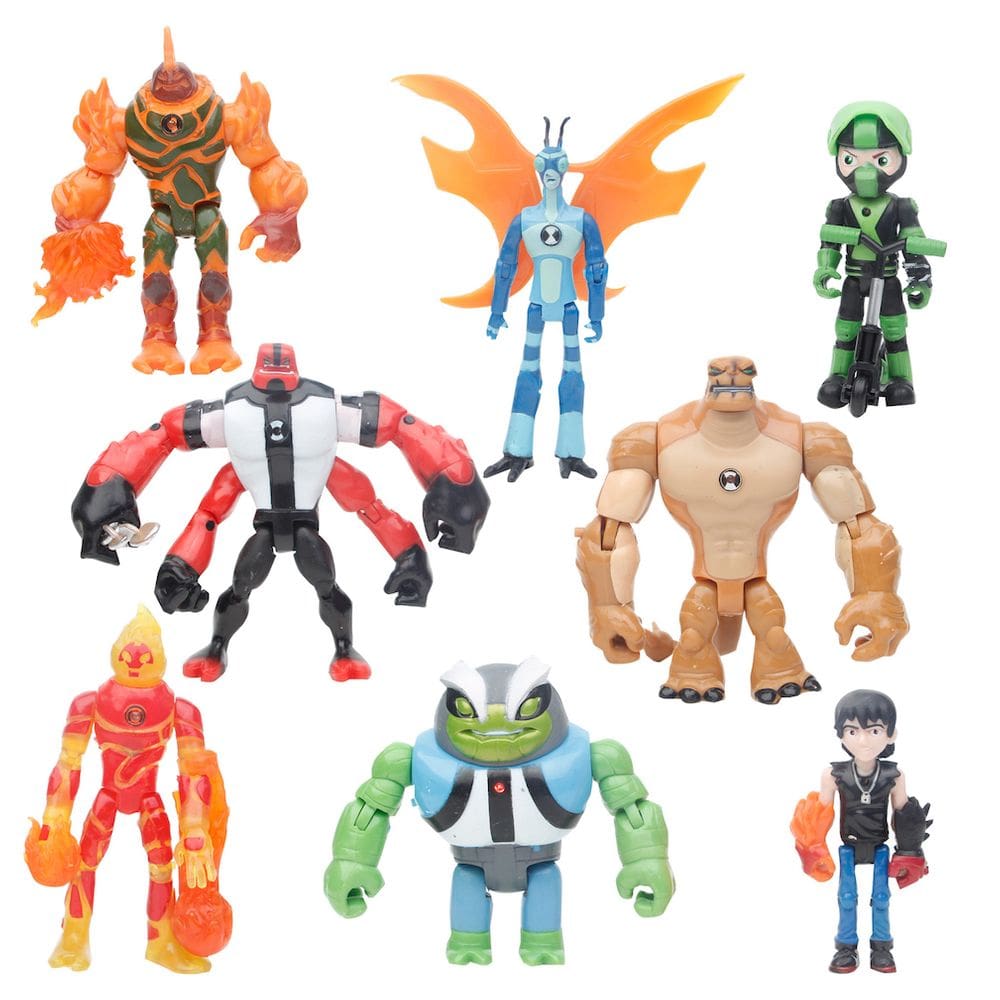 Figure Toy Collection Ben10 Anime, 8 unidades, modelo 10-12 cm, PVC