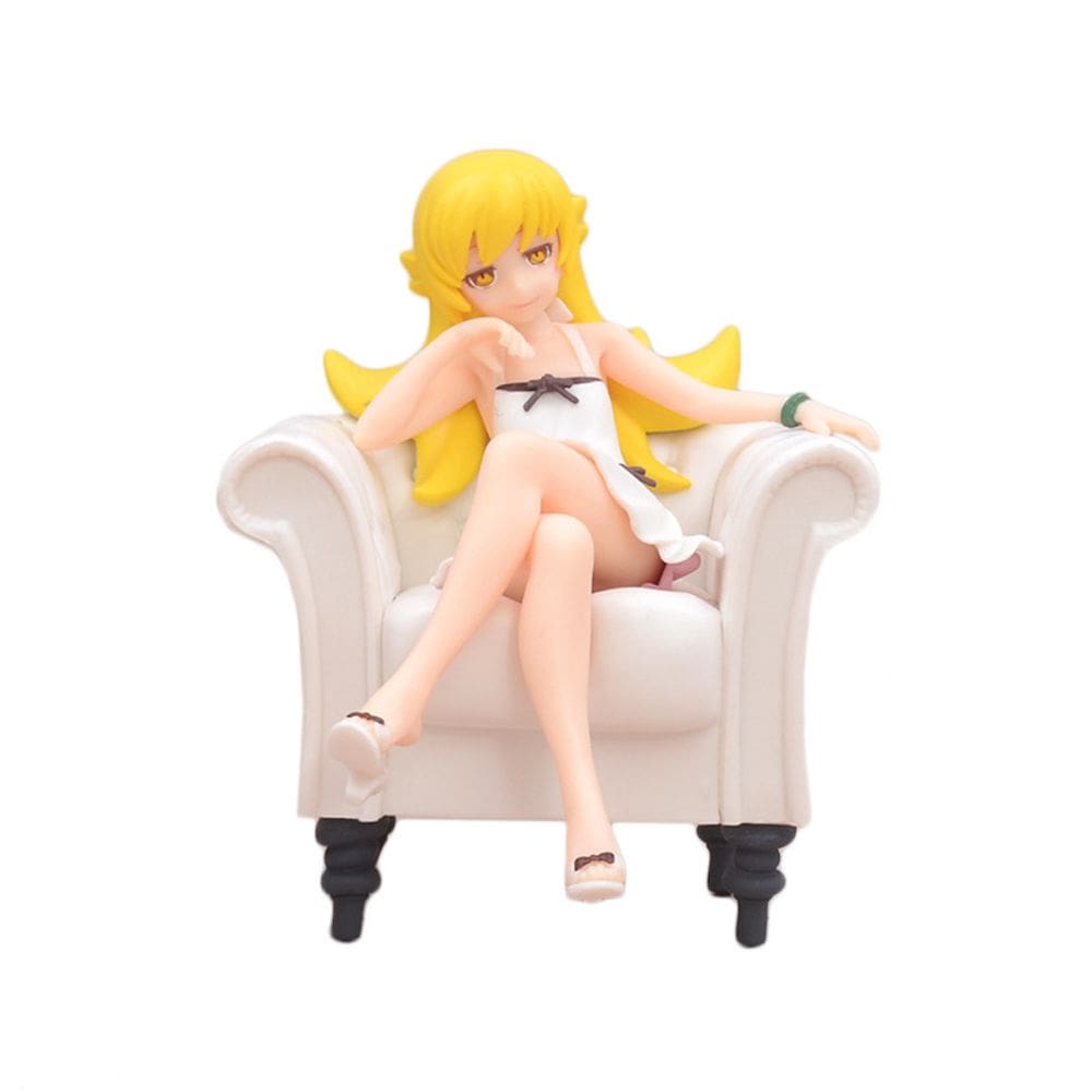 Coleção de brinquedos de figuras de anime Oshino Shinobi 12 cm PVC