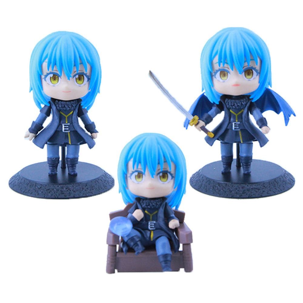 Coleção de brinquedos de figuras de anime Reencarnação em um lodo