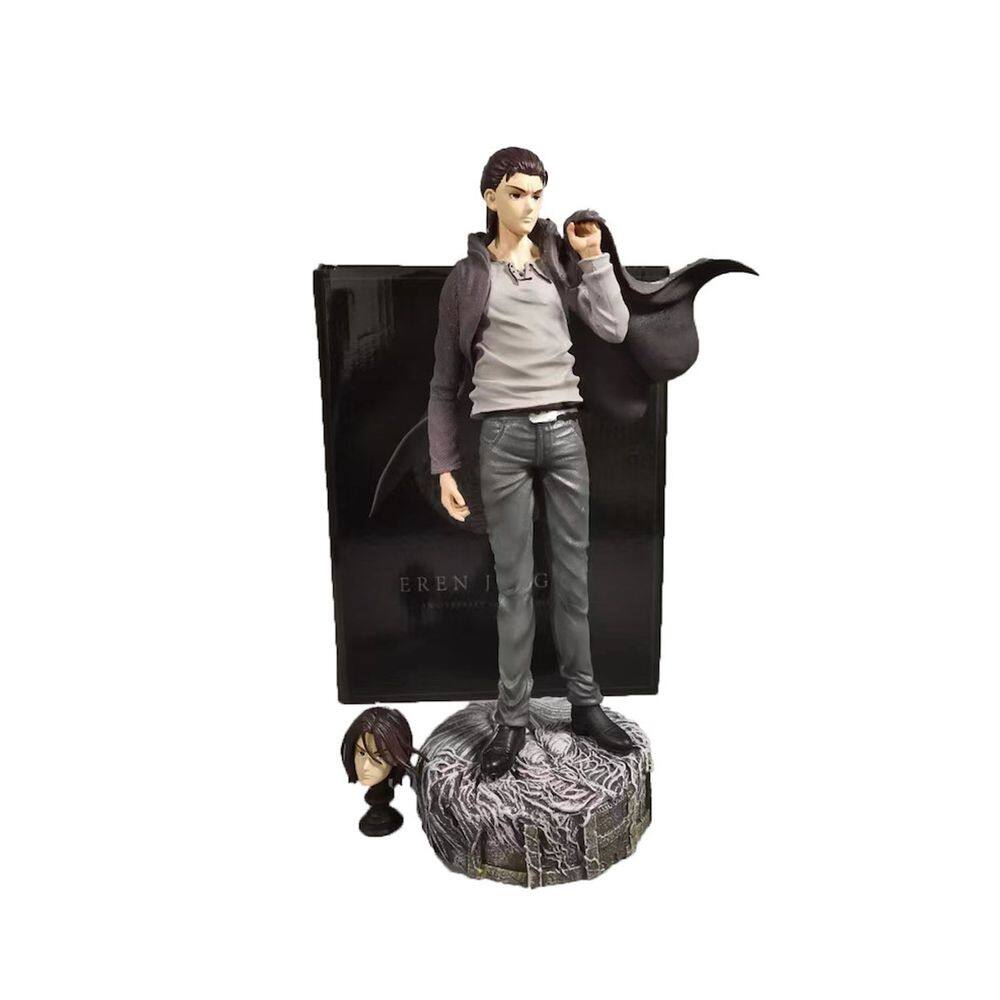 Estátua de modelo colecionável de brinquedo de anime Erens Jaegers