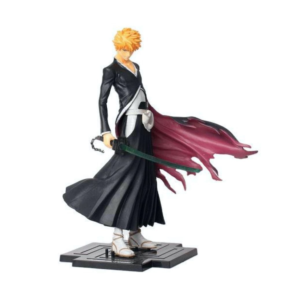Coleção de brinquedos de figuras de anime Bleach Kurosaki 22 cm PVC