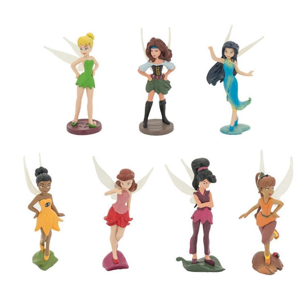 Coleção de brinquedos Flower Angel Figure, 7 peças de PVC de 10 cm