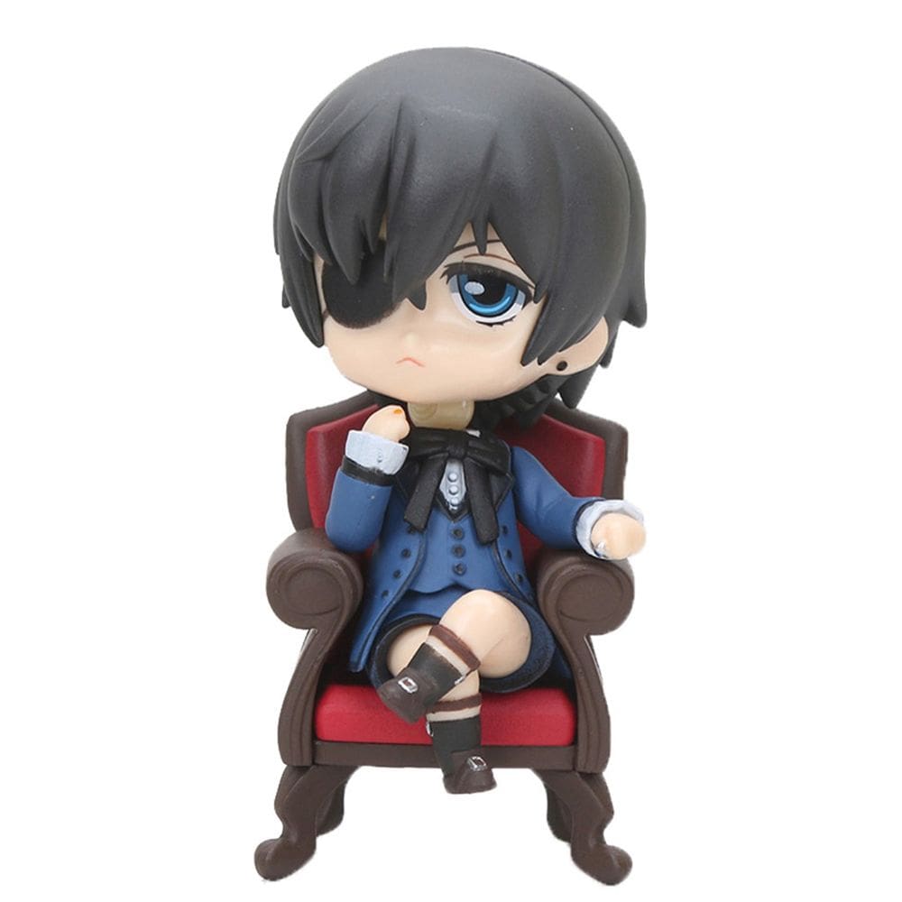 Figura: Mordomos negros, Sebastian, governanta 117, Charles Yo, 10cm