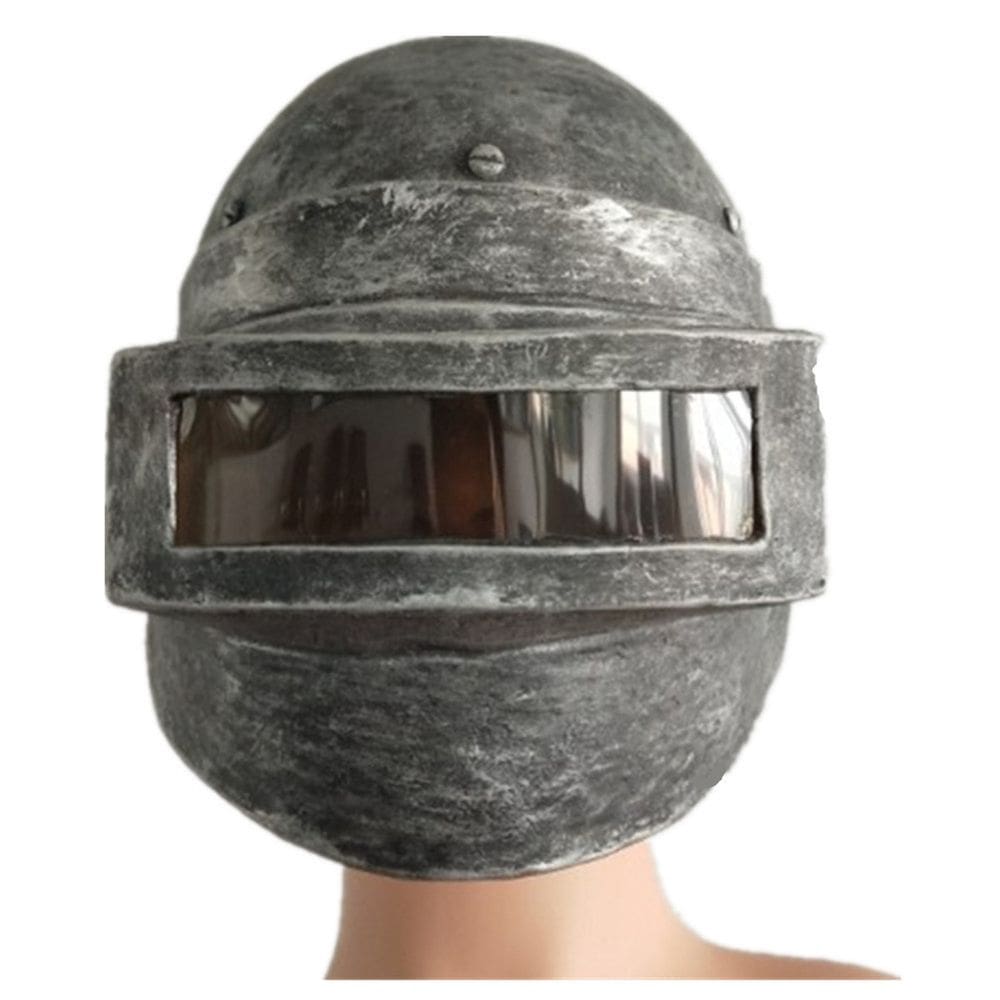 Máscara facial completa Cosplay, PUBGs, chapelaria, adereços de látex