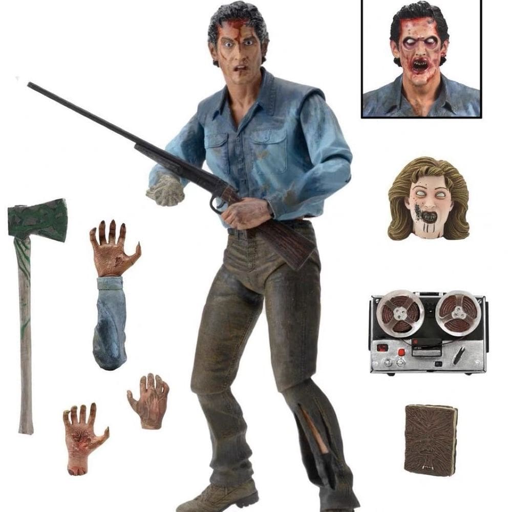 Brinquedo de boneco de anime colecionável de Evil Dead, Ash Williams
