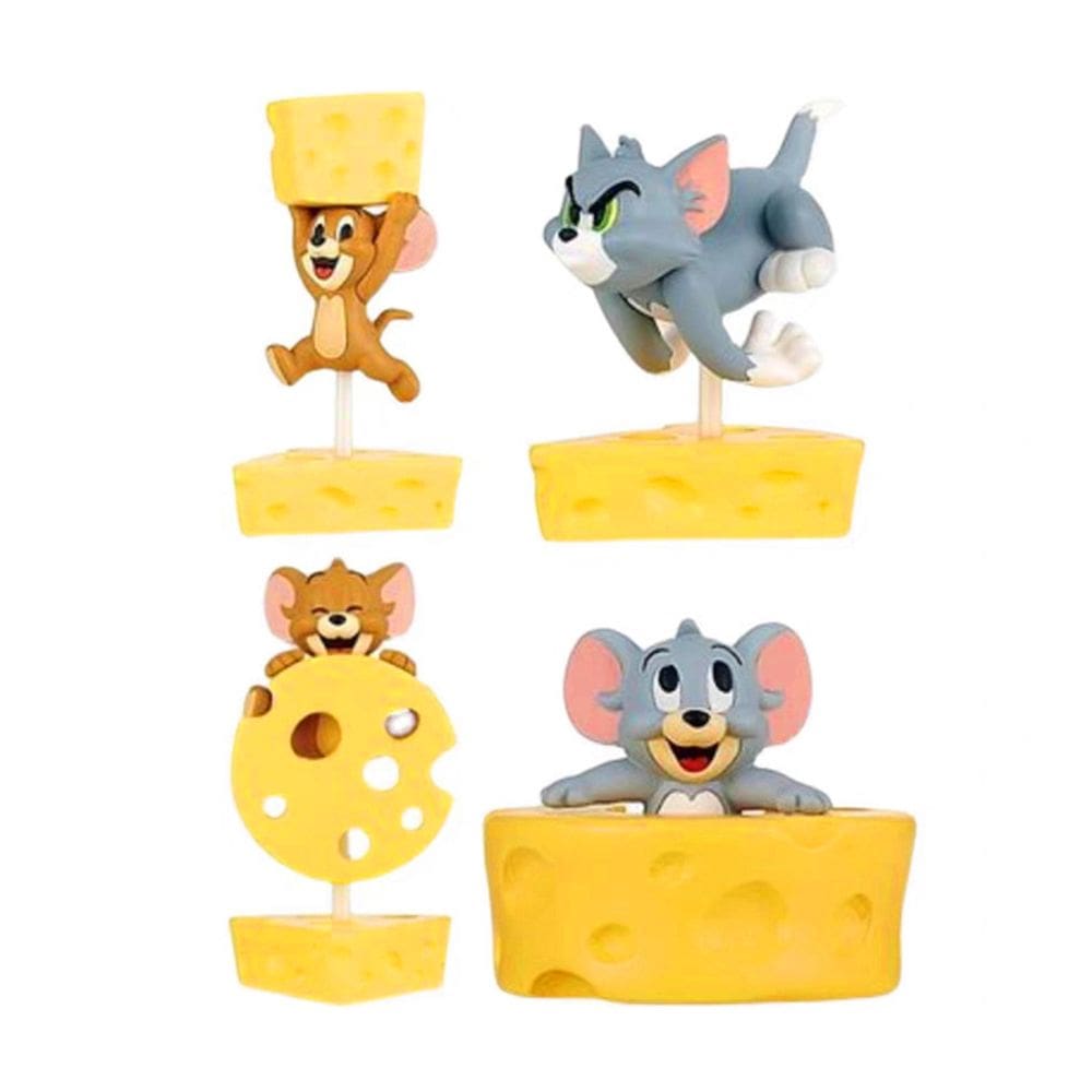 Boneco de anime Tom e Jerrys Jerrys 3-5,5 cm 56 g 4 unidades