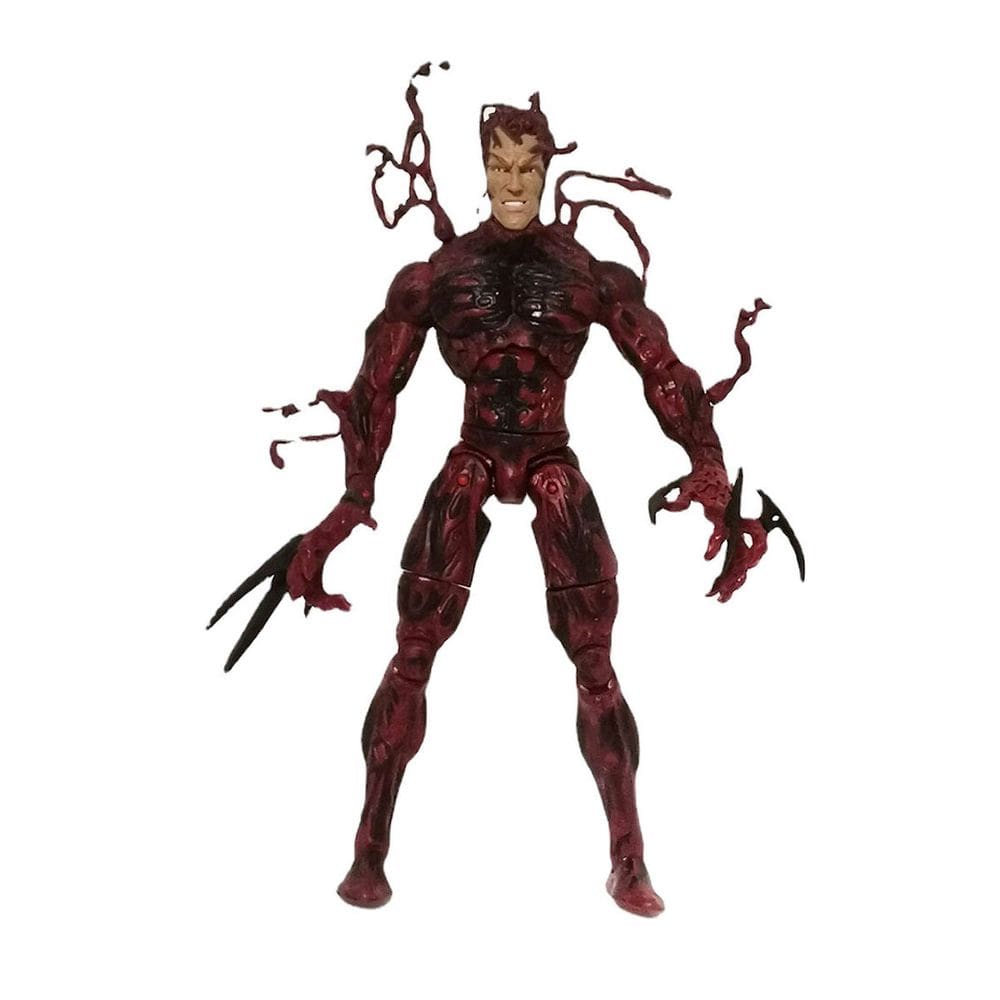 Brinquedo de boneco de anime modelo colecionável Statue Venom PVC 21cm