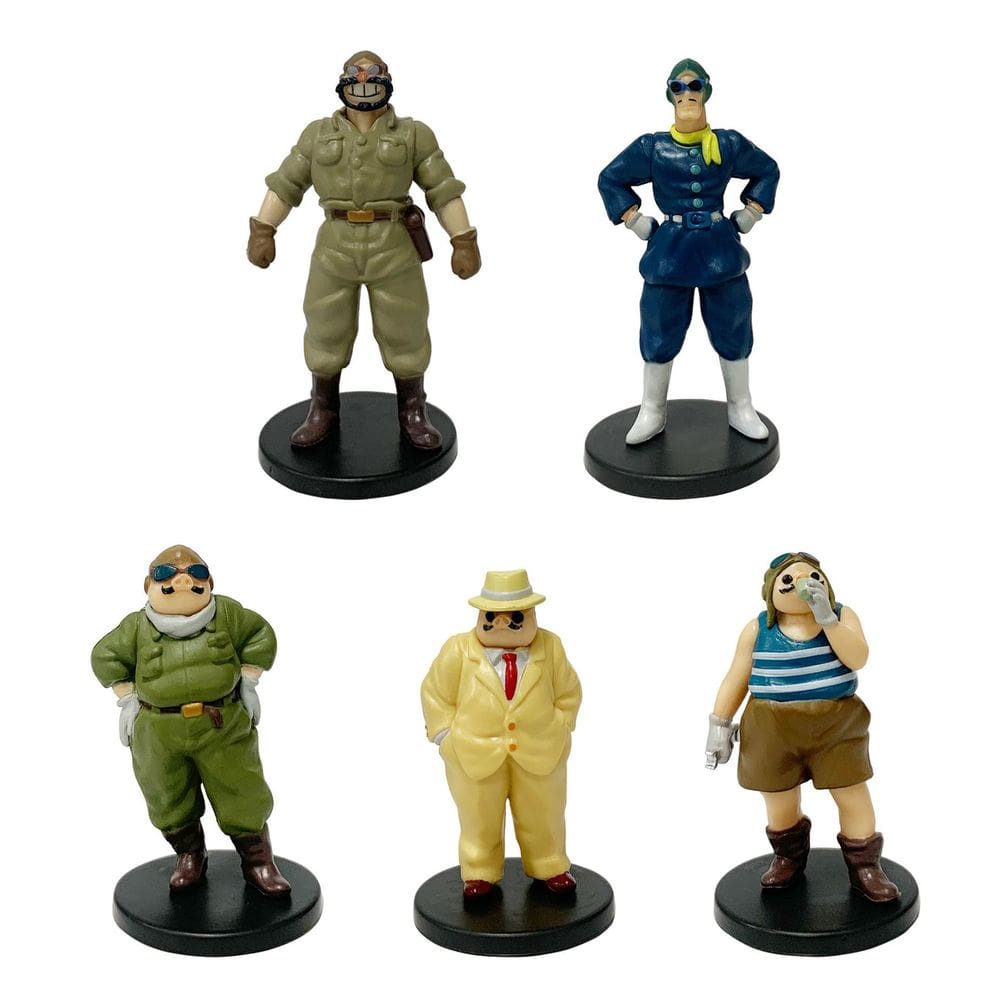 Boneco de anime, modelo colecionável, Crimsons Pigs x5