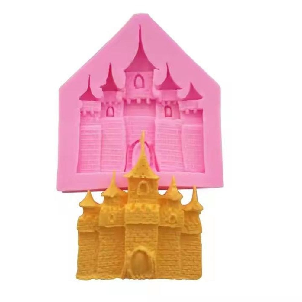 Molde Silicone Castelo Princesa Rainha Principe Fondant