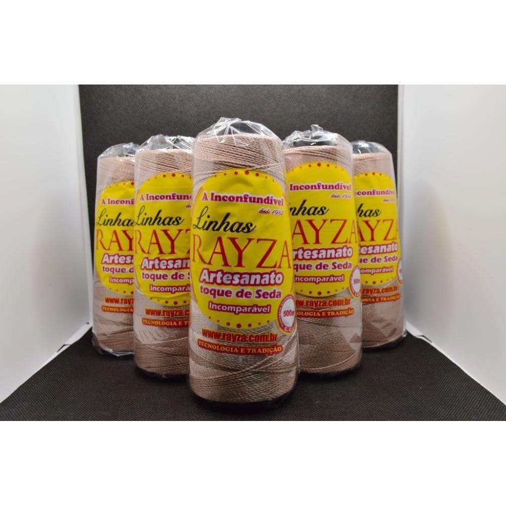 Linhas Para Crochê Rayza Artesanato Grossa-Marrom Claro