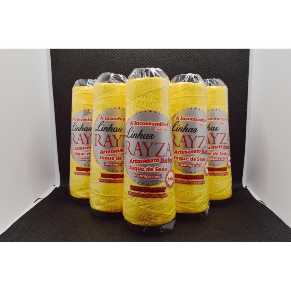 Linha Rayza Artesanato Baby Fina Tex 144 Cor 083-Canario