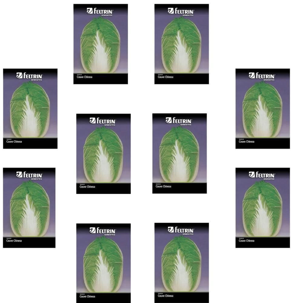 Feltrin Kit 10 Cartelas Couve Chinesa 1G Cada