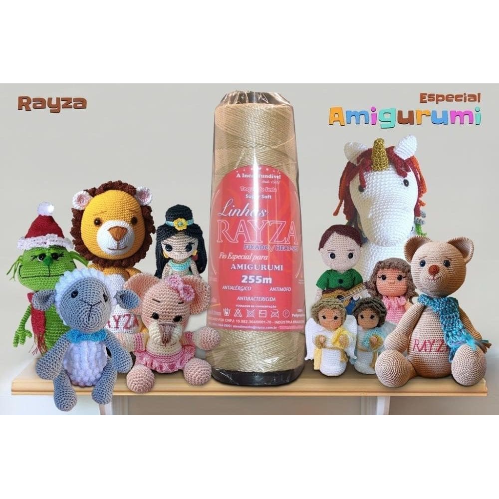 Linha Rayza Ideal Para Amigurumi - Tex 288-Cor 029 Ramy