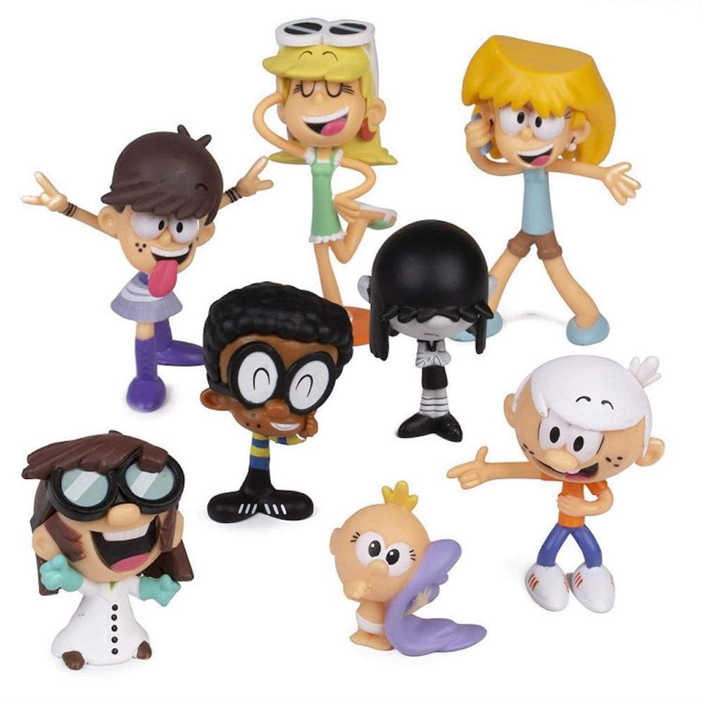 Coleção Figure Toy The Loud House 8 peças de PVC 26 cm