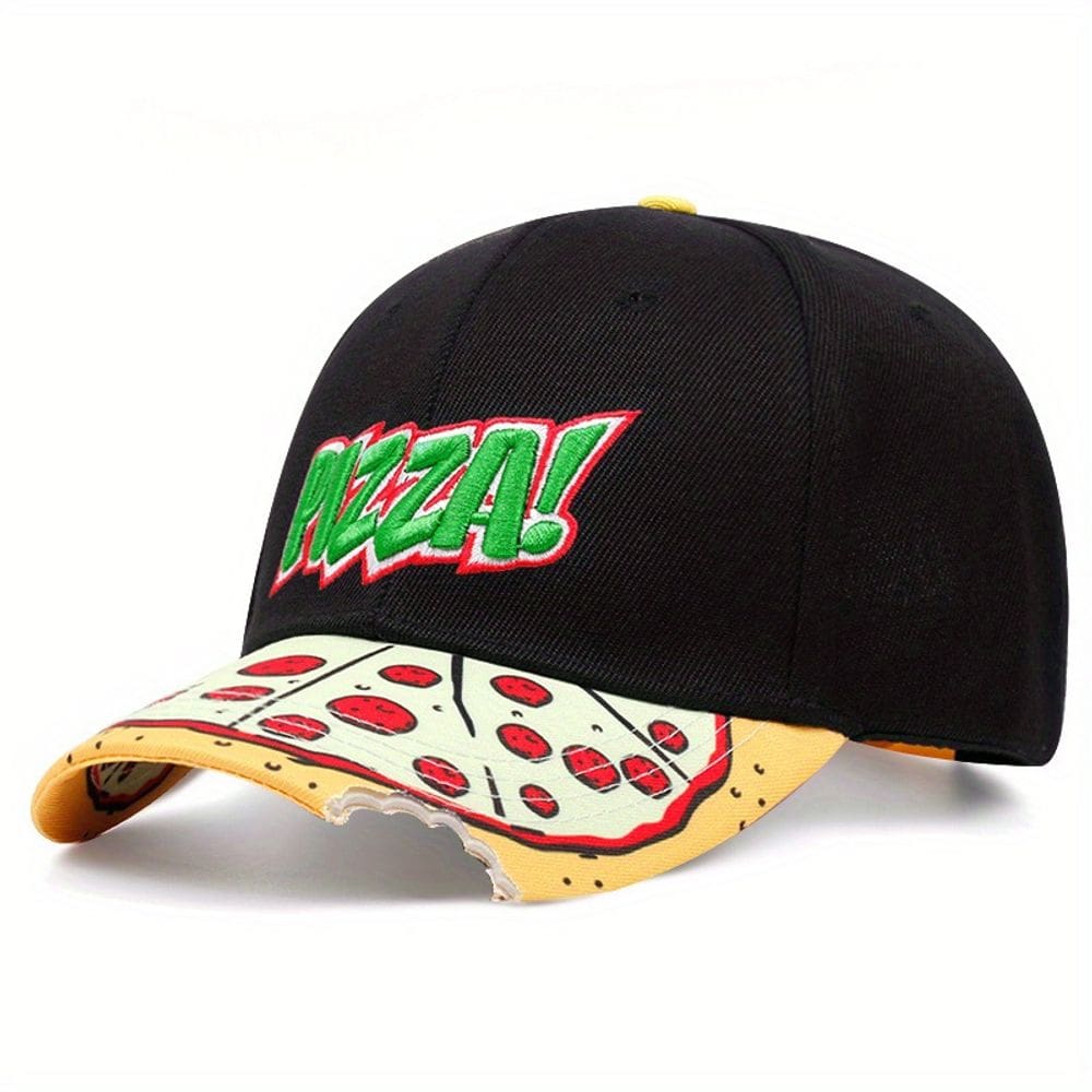 Boné de beisebol Pizzas Anime Trucker Hat para crianças 56-58cm