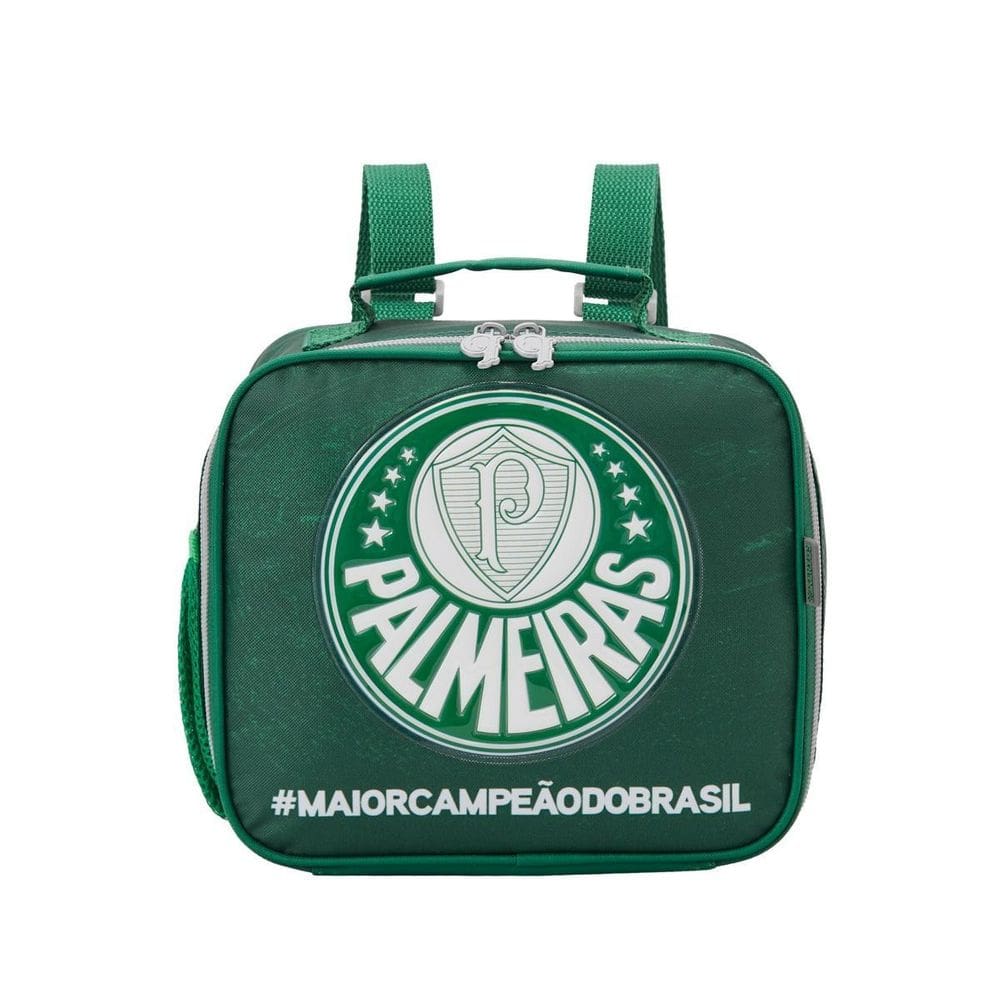 Lancheira Mochila Térmica Infantil Escolar Verdão