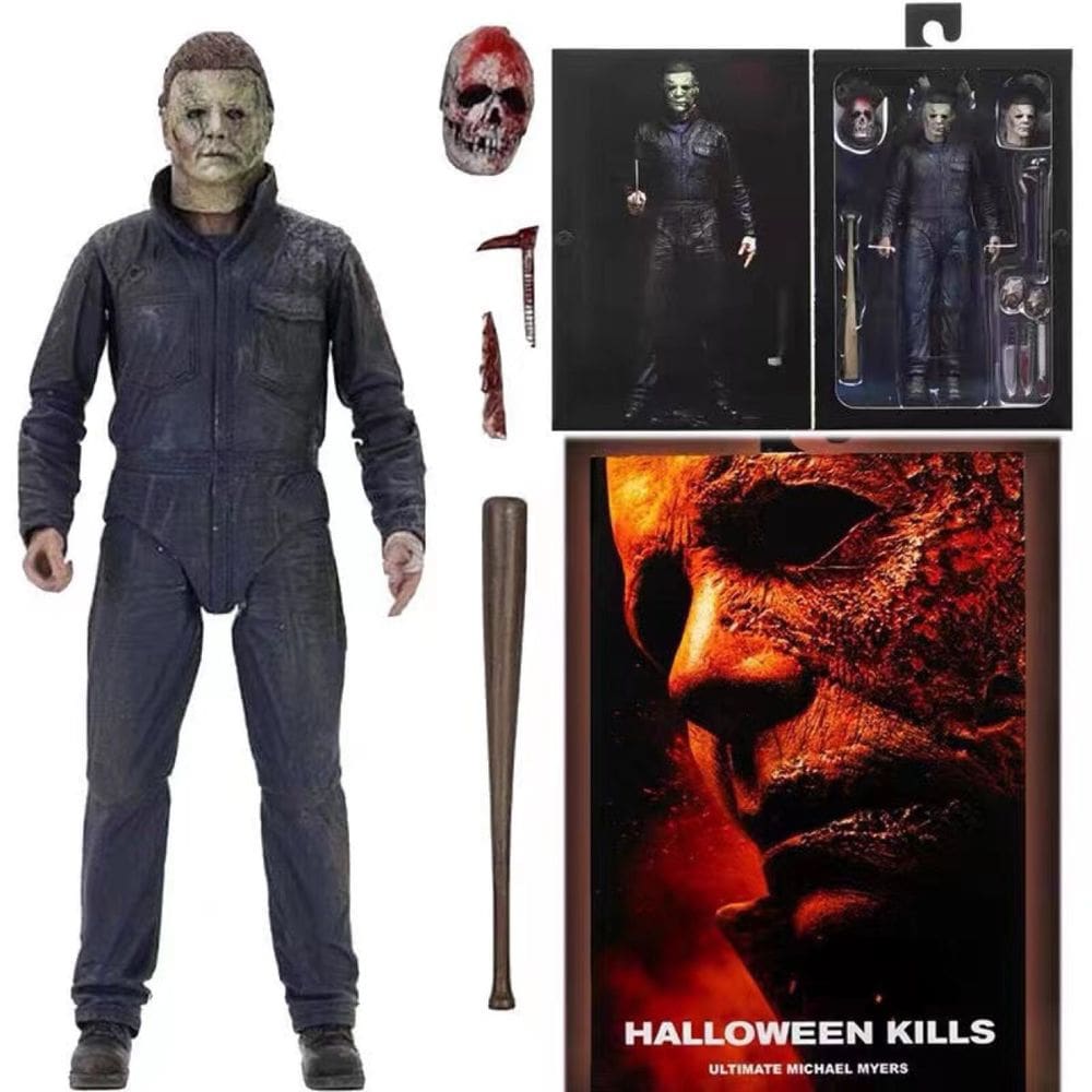Boneco de anime, modelo colecionável, Halloween, Michael Myers
