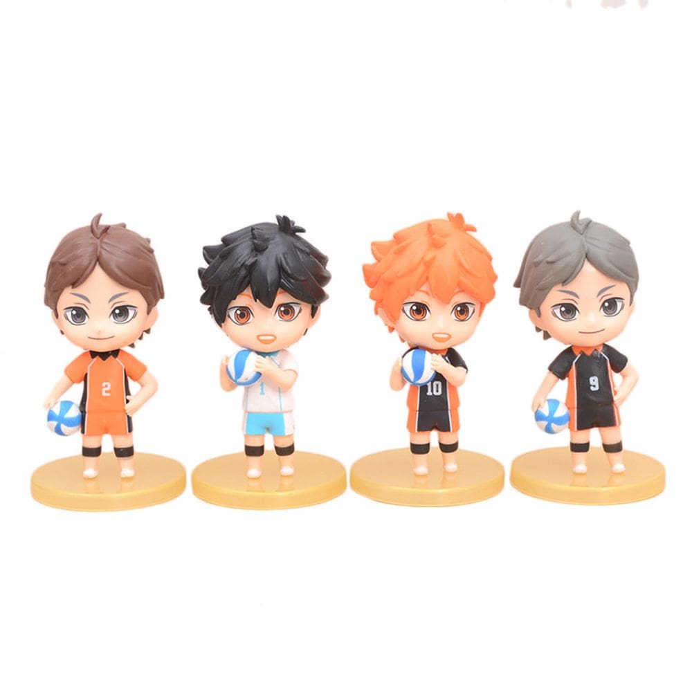 Brinquedo de boneco de anime colecionável Haikyuu`s Hinata Shoyo 10cm