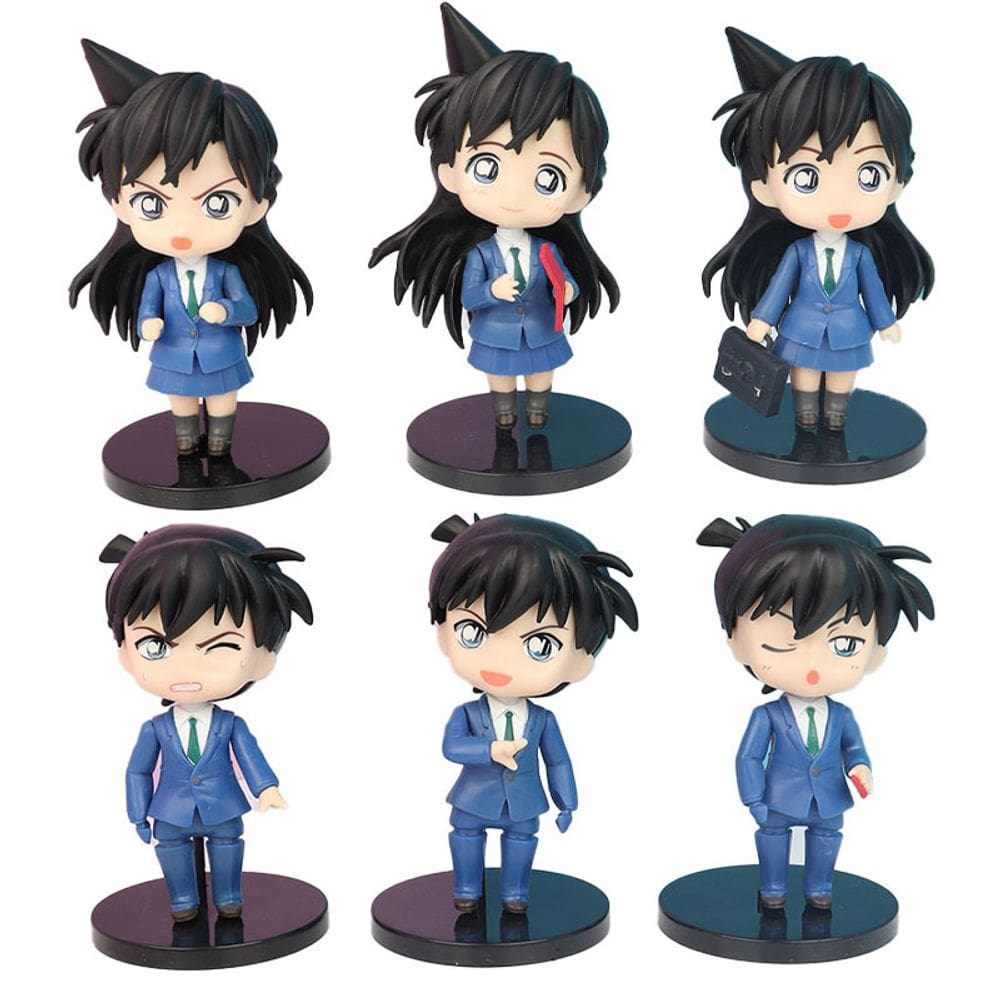 Figura de anime Toy Detectives Conans Edogawas 6 unidades/lote