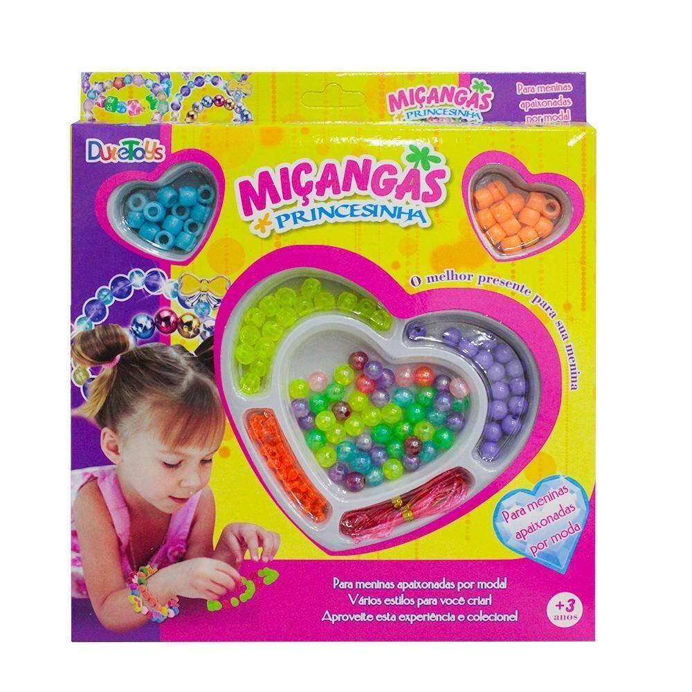 Bijuteria Infantil Com 90 Micangas Princesinha Coracao