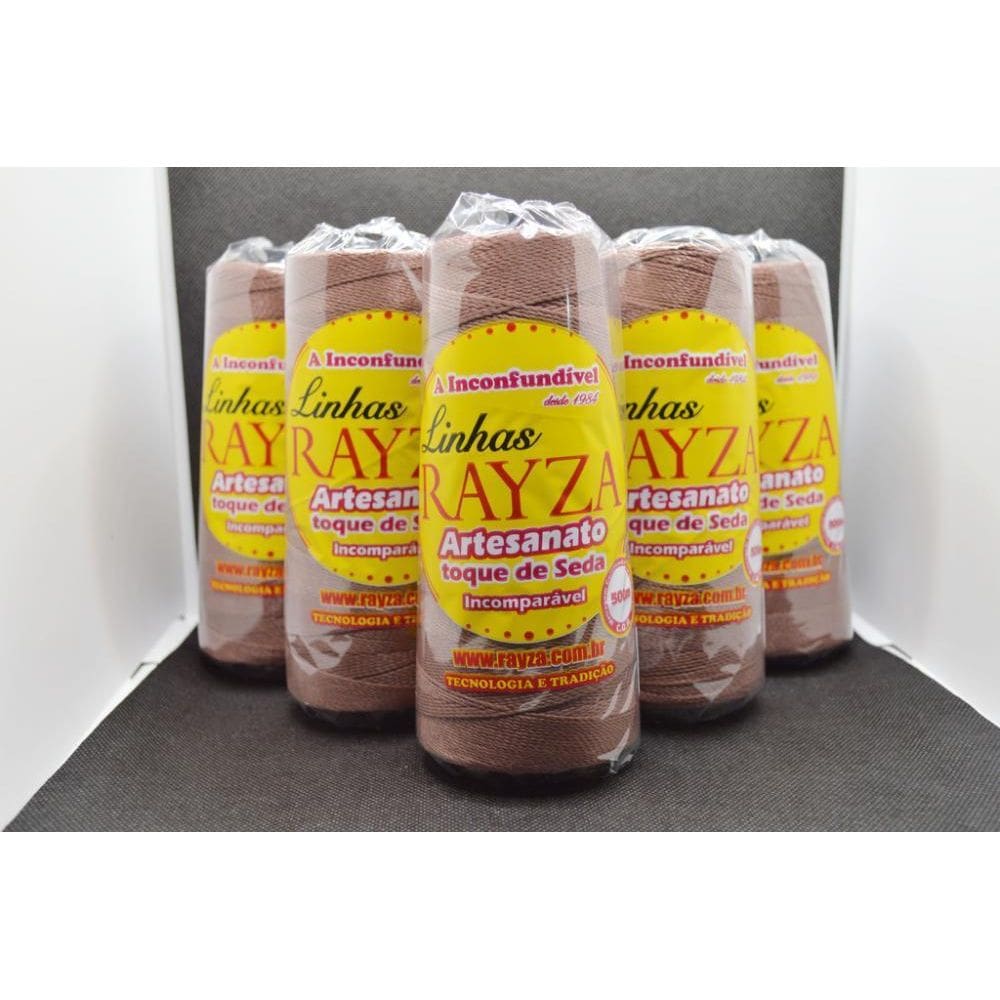 Linhas Para Crochê Rayza Artesanato Grossa - Cor 023 Marrom