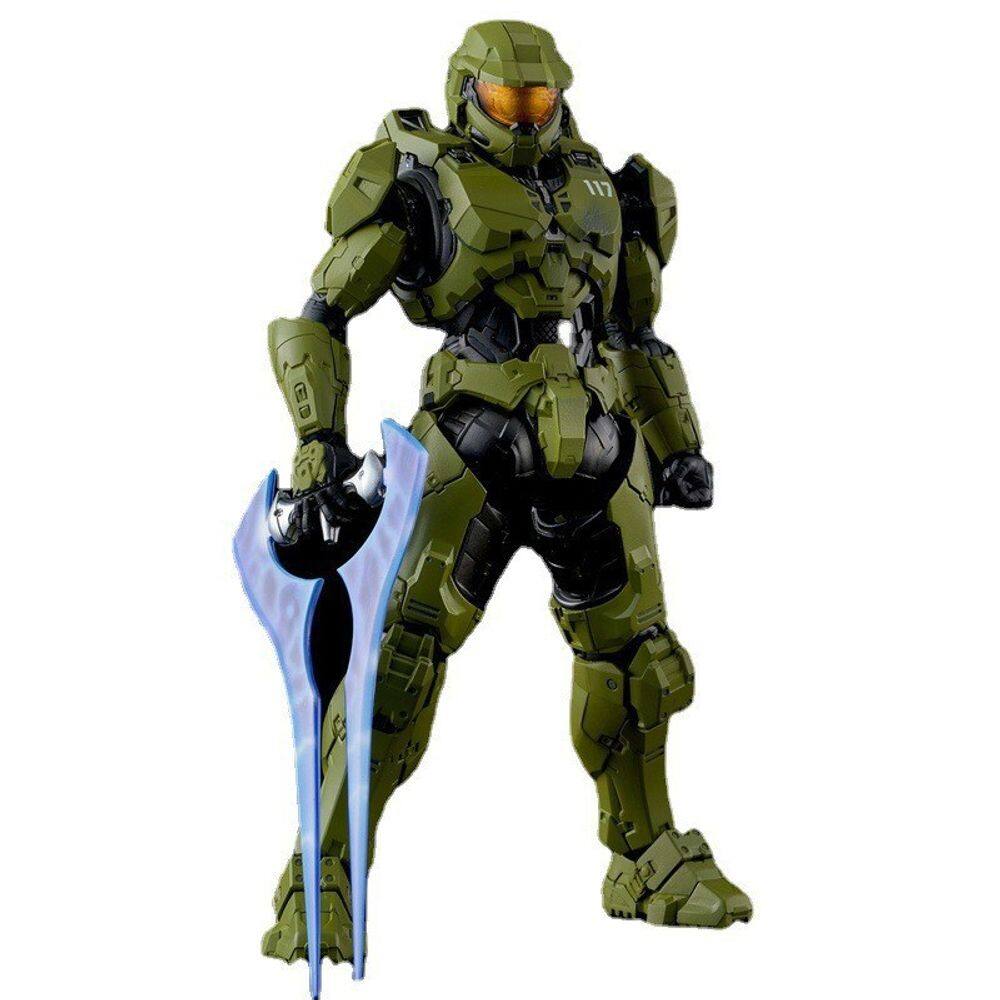 Boneco de anime, modelo colecionável Stat Halo Masters Chiefs