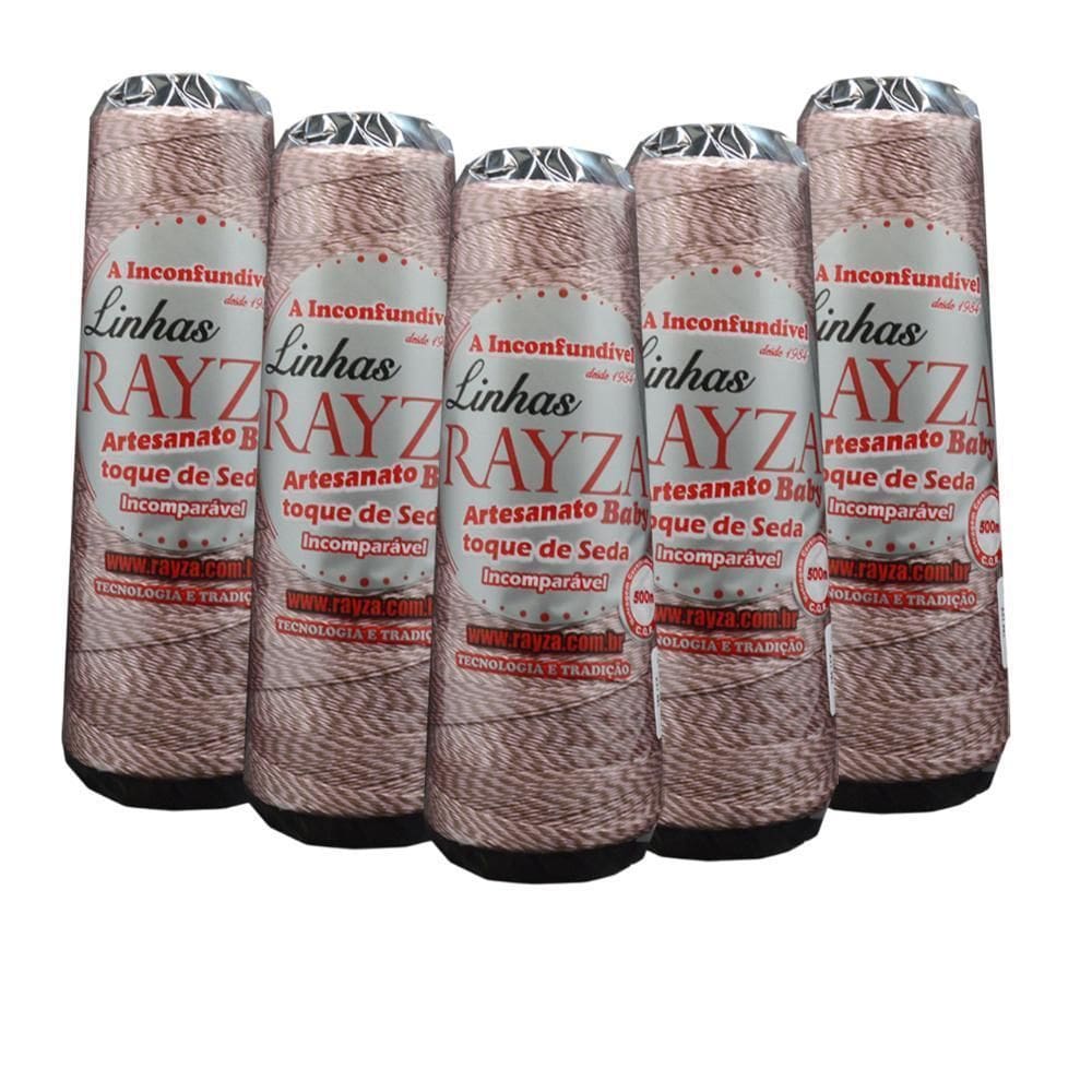 Linha Rayza Artesanato Baby Fina Tex 144 Cor Nova 099-Brown