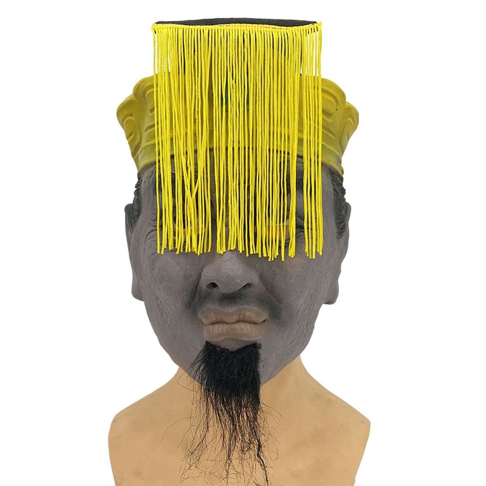 Mask Yama Party Latex Headgear, adereços de cosplay para Hal