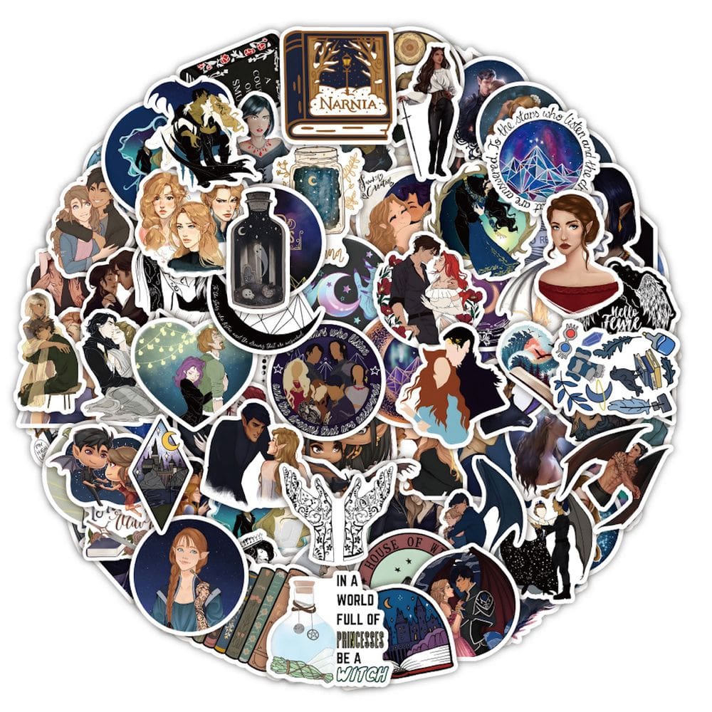 Pacote de adesivos Acotar Anime Waterproof Vinyl 100 unidades