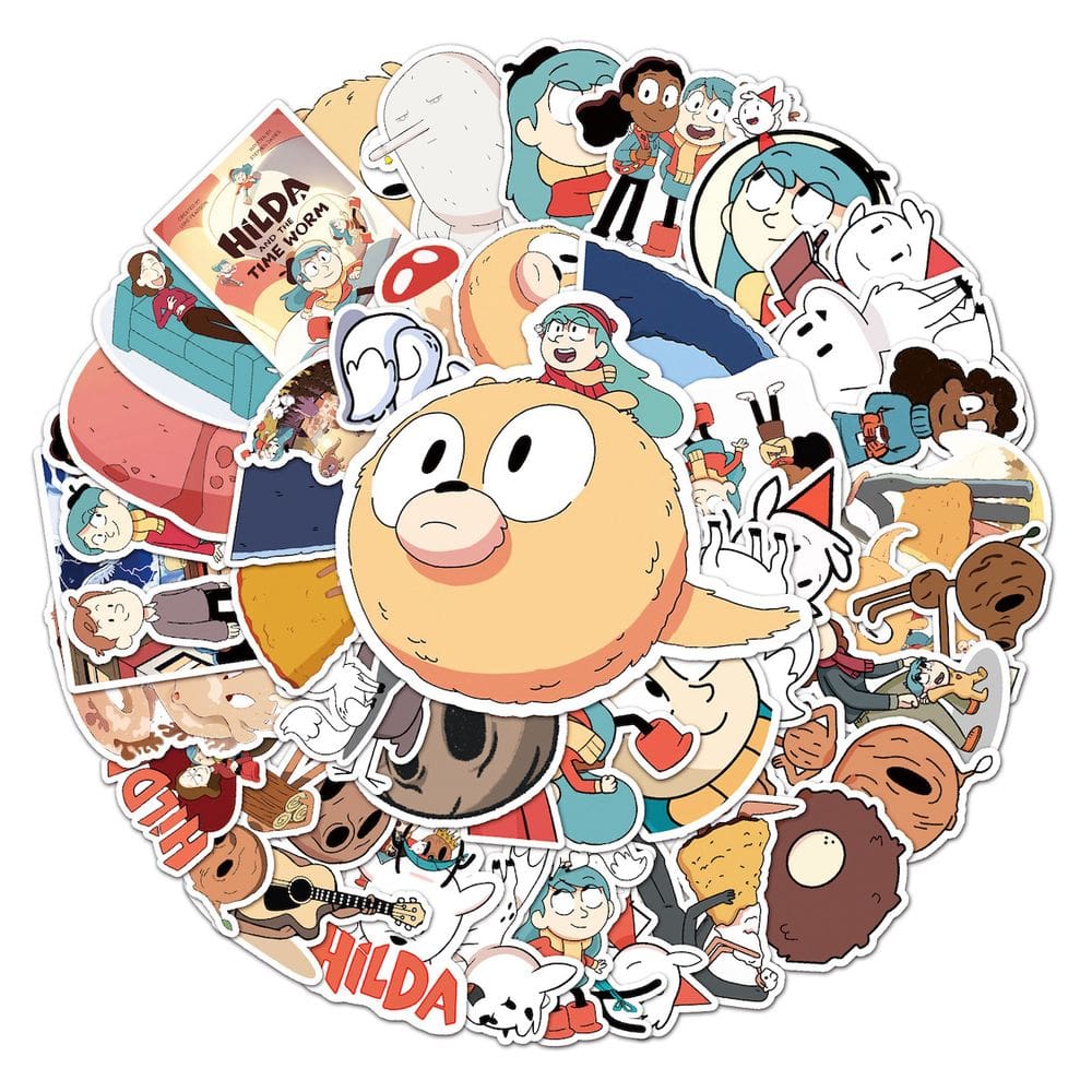 Adesivos Brave Girl Hildas Anime PVC 50 unidades à prova d`água