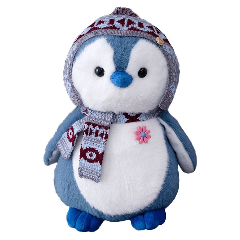 Boneca de brinquedo de pelúcia Blue Penguin Cartoon Lovely Girl 20cm