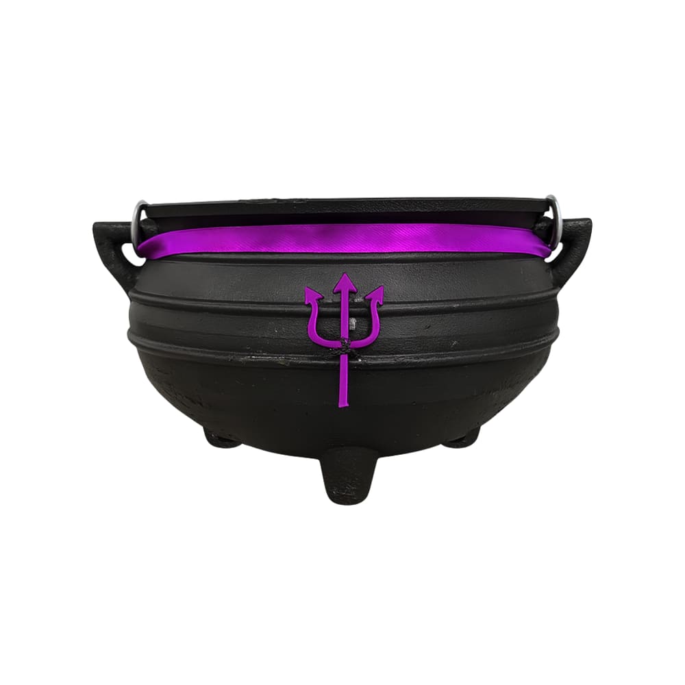 Caldeirão de Ferro Maria Mulambo Tridente Tripé Alça 1 Litro